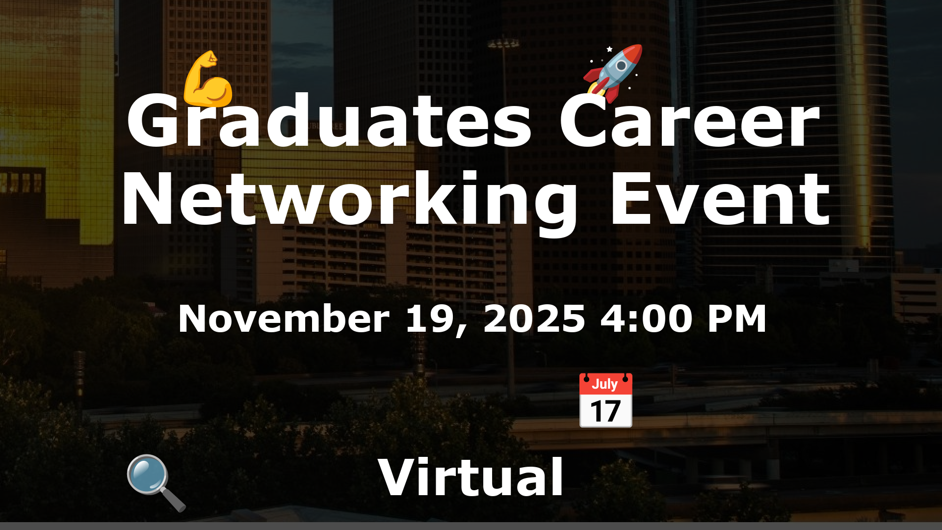 Graduates Career Networking Event event image